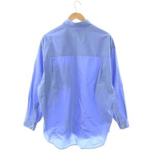 Graphpaper Broad Oversized L/S Regular Collar Shirt シャツ 長袖 F ブルー
