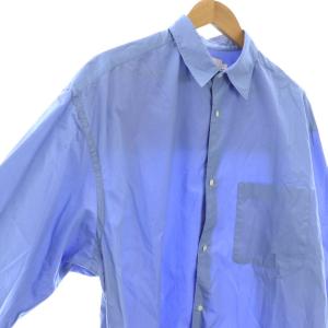Graphpaper Broad Oversized L/S Regular Collar Shirt シャツ 長袖 F ブルー