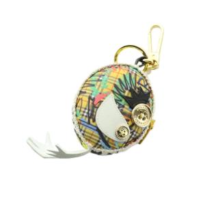 BURBERRY グラフィティ バード キーホルダー マルチカラー