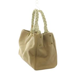 BOTTEGA VENETA トートバッグ キャンバス ベージュ 171267