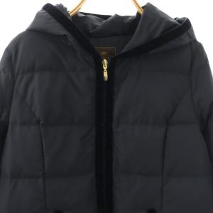TOCCA HOLIDAY ショートダウンコート ジップアップ 2 ネイビー /HK OS