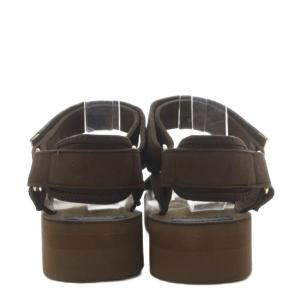 SUICOKE LAppartement取り扱い ストラップサンダル スポーツ プラットフォーム ベルクロ 24cm ブラウン