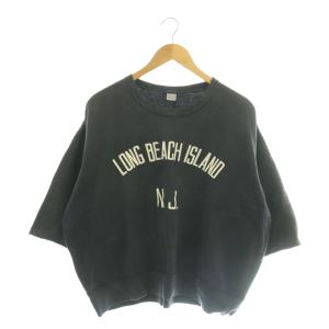 LOGO H/S SWEAT ロゴスウェット LAppartement取り扱い 七分袖 カットオフ F