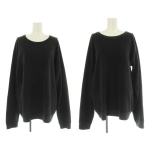REVERSIBLE SWEAT リバーシブル スウェット トレーナー ブラック /DF OS