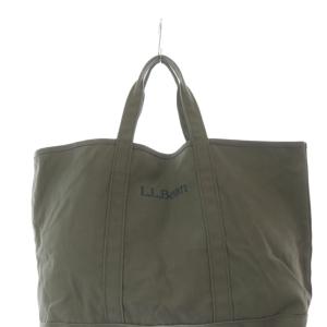 L.L.BEAN トートバッグ ハンドバッグ キャンバス カーキ 緑 グリーン /SR