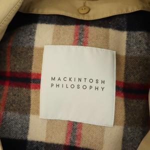 MACKINTOSH PHILOSOPHY MACKINTOSHPHILOSOPHY ライナー付きトレンチコート ロング ベルト付 36 ベージュ /MY OS