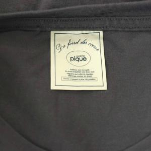 gelato pique 24AW ロゴ 半袖 ワンピース ロング F グレー /DF OS