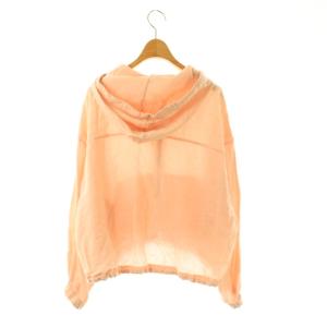 GALERIE VIE 25AW オークエッセンス フーデッドブルゾン ジャケット 薄手 F ピンク /MI OS