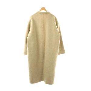 Plage ハミルトンテーラードコート ロング丈 ウール 38 ベージュ 16020922300030 /AN28
