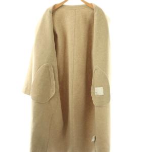 Plage ハミルトンテーラードコート ロング丈 ウール 38 ベージュ 16020922300030 /AN28