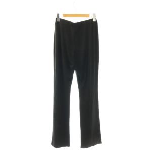 Lisiere L'Appartement 24SS LUX-WARM パンツ フレア ブラック /HK OS