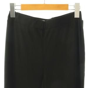 Lisiere L'Appartement 24SS LUX-WARM パンツ フレア ブラック /HK OS