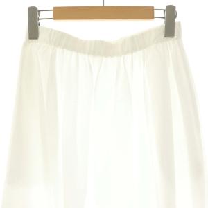Deuxieme Classe 24SS pleasantly スカート フレア ロング 36 ホワイト /HK OS
