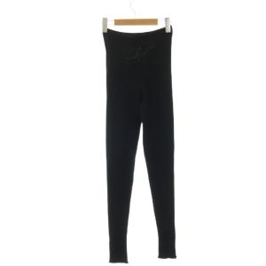 IENA 25AW RIBレギンス パンツ 38 ブラック /HK OS