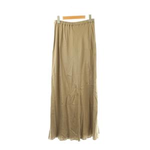 EVERYDAY I LIKE 25AW Cu/R maxi スカート ロング フレア ベージュ /DO OS