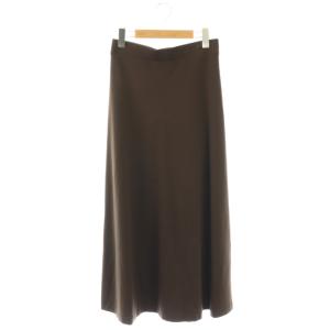24AW New Jersey Flare スカート フレア ロング ブラウン /HK OS