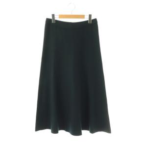 25SS GIZA フレアスカート 38 ネイビー