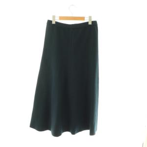 MUSE de Deuxieme Classe 25SS GIZA フレアスカート 38 ネイビー