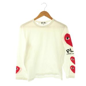長袖 Tシャツ カットソー プリント S 白 赤 黒 AZ-T260 /CX OS