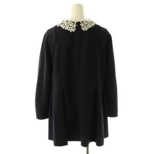 23区 vingt-trois × ベリー VERY 25SS トリアセダブルジョーゼット ブラウス 38 黒