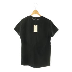 SHE Tokyo バックジップ半袖カットソー Tシャツ 1 ブラック /ES OS