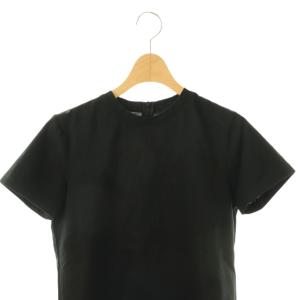 SHE Tokyo バックジップ半袖カットソー Tシャツ 1 ブラック /ES OS