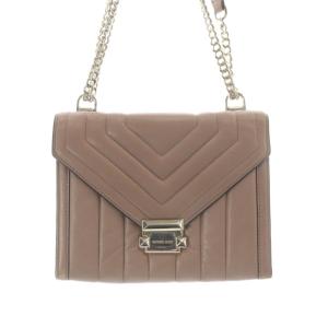 MICHAEL KORS レザー チェーンショルダーバッグ ロゴ ピンク /SR