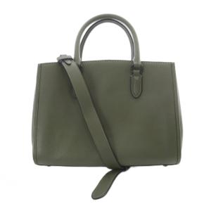 COACH ブルック キャリーオール 28 2WAYバッグ ショルダーバッグ ハンドバッグ カーキ 緑 グリーン CCE732