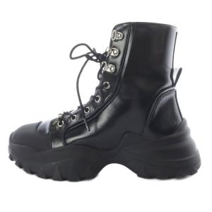 24AW LADY MOUNTAIN BOOTS ショートブーツ S 黒 ブラック /SR