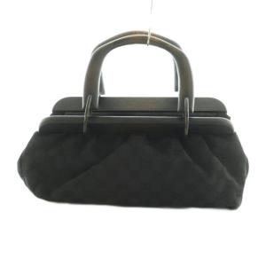 GUCCI ハンドバッグ GGキャンバス 黒 112683 /MI OS OH