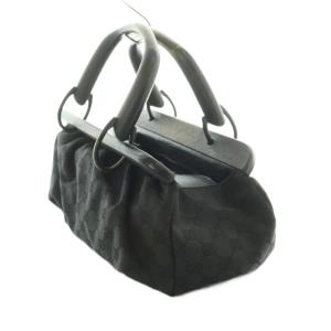 GUCCI ハンドバッグ GGキャンバス 黒 112683 /MI OS OH