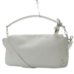 FENDI ×MARC JACOBS ハンドバッグ 2way キャンバス ホワイト