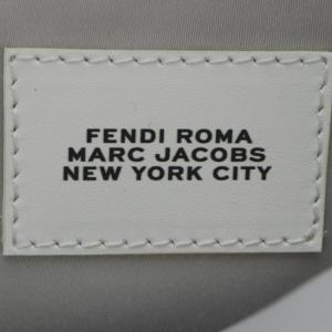FENDI ×MARC JACOBS ハンドバッグ 2way キャンバス ホワイト