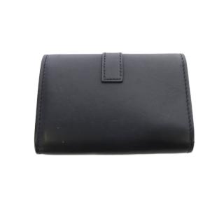 YVES SAINT LAURENT 6連キーケース レザー ロゴ 黒 ブラック /SR OH