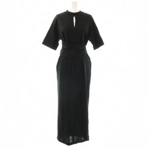 Suvin Cotton Jersey Dress ワンピース 1 ブラック