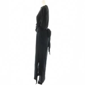 Mame Kurogouchi Suvin Cotton Jersey Dress ワンピース 1 ブラック