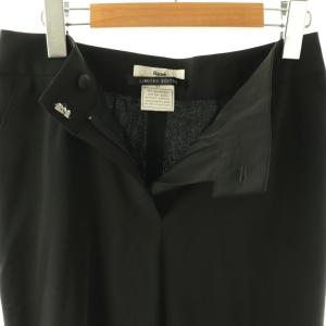 René ビジュー テーパードパンツ スラックス 34 ブラック /ES OS
