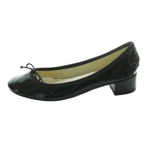 Repetto カミーユ バレリーナ CAMILLE BALLERINA エナメル パンプス 37.5 黒 ブラック /SS