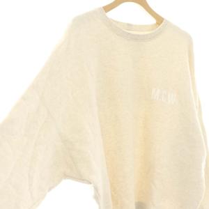 MICA&DEAL アメリカーナ バックロゴスウェットプルオーバー トレーナー 長袖 F ベージュ /NR OS