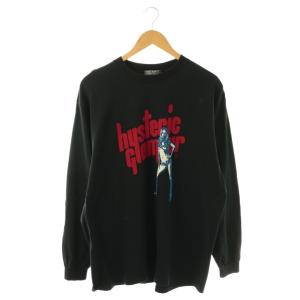 24AW SOUND VIBRATION L/S TEE カットソー プリント XL 黒 マルチカラー