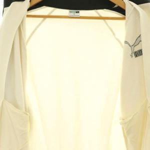 PUMA T7 Track ジャケット 上着 M 白 ホワイト 長袖 スタンドカラー /AZ AD