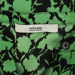 JOURNAL STANDARD relume 23AW ボタニカルワンピース ロング 長袖 F グリーン /MY OS