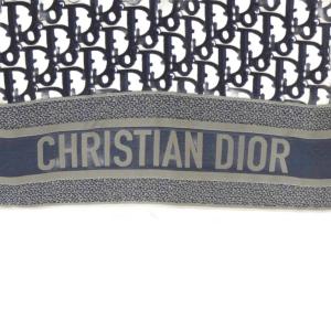 Christian Dior スカーフ Diortwin70 オブリーク トロッター シルク ネイビー