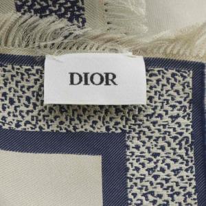 Christian Dior スカーフ Diortwin70 オブリーク トロッター シルク ネイビー