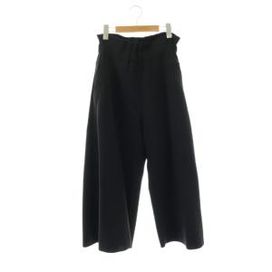 MILAN RIB WIDE PANTS ミラノリブワイドパンツ イージー ウエストゴム ワンカラー 無地