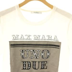 Max Mara 白タグ Tシャツ カットソー 半袖 ホワイト /HK OS