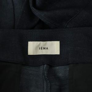 IENA タグ付き パッチポケットワイドパンツ 40 紺 ネイビー /SS OS