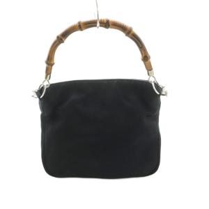 GUCCI バンブー ミニ 2way ハンドバッグ ブラック