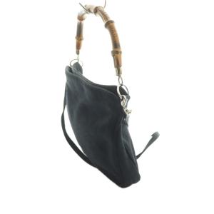 GUCCI バンブー ミニ 2way ハンドバッグ ブラック