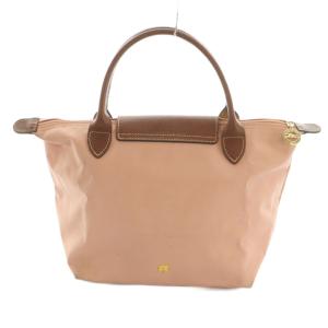 Longchamp ル プリアージュ トートバッグ ピンク 茶 /MI OS